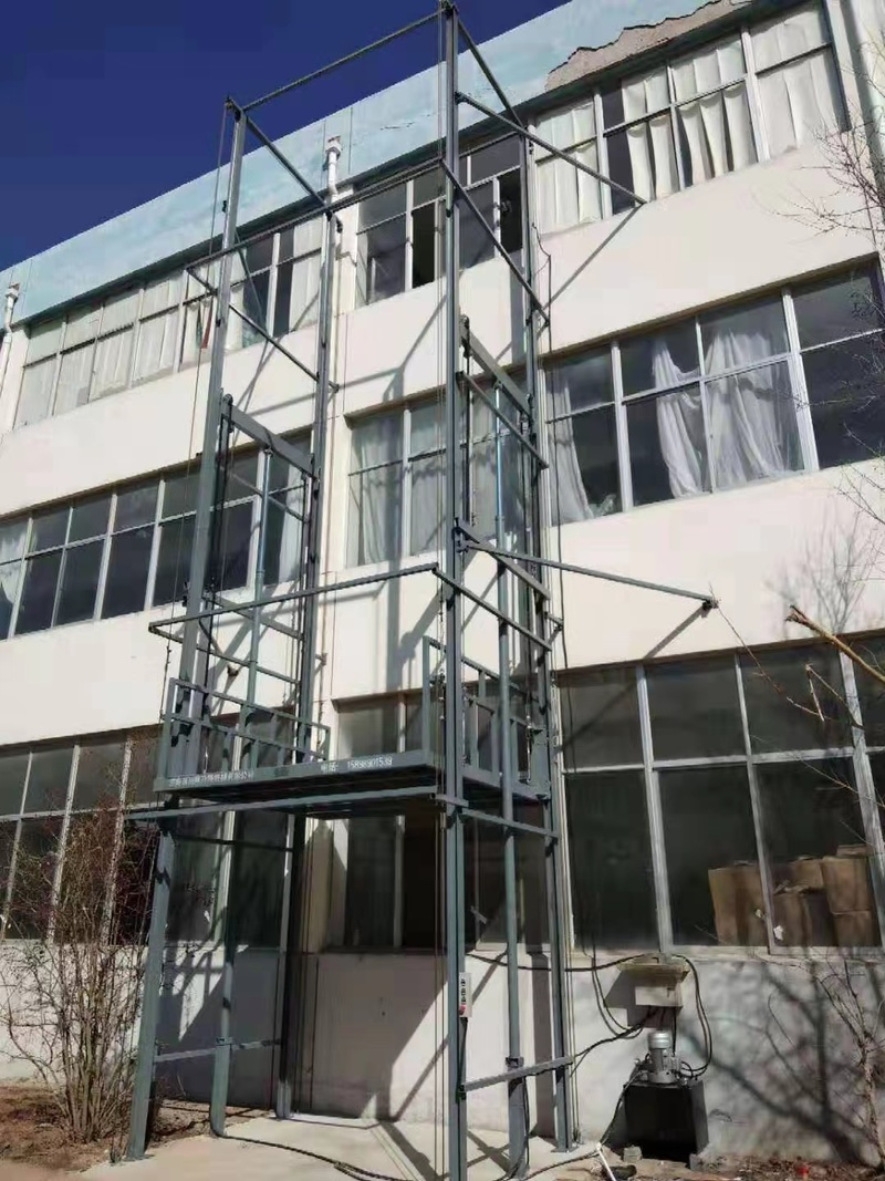 温州室外贴墙货梯